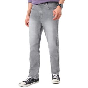 Urbano Fashion Men's Straight Fit Mid Rise Jeans