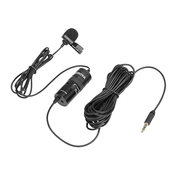 Boya BY-M1 Pro Auxiliary Omnidirectional Lavalier Condenser Microphone