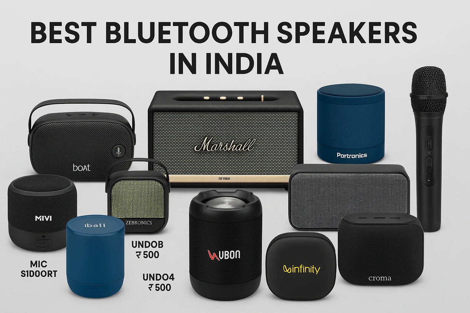 Best bluetooth speakers with mic